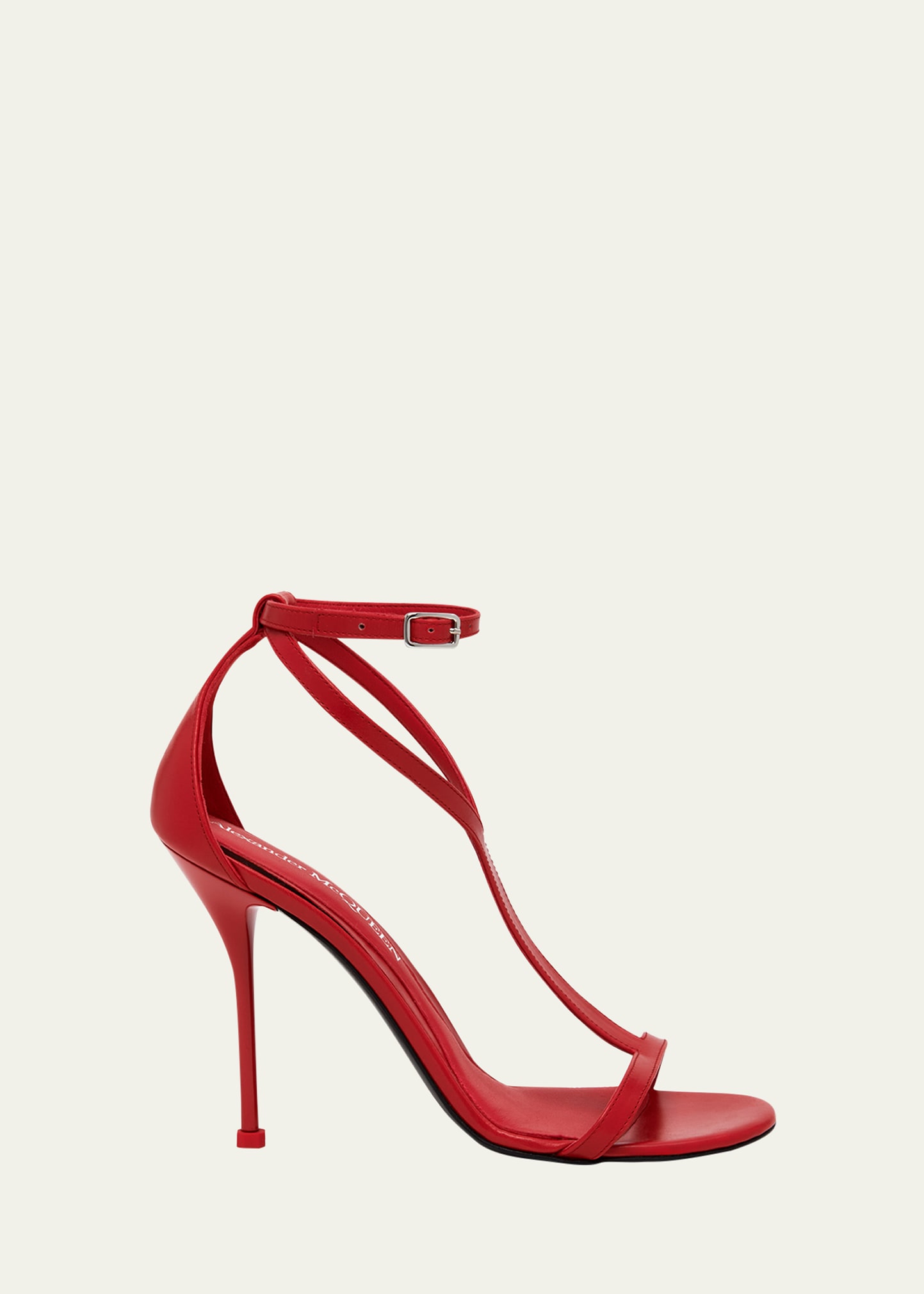 Alexander Mcqueen Leather Strap Sandals