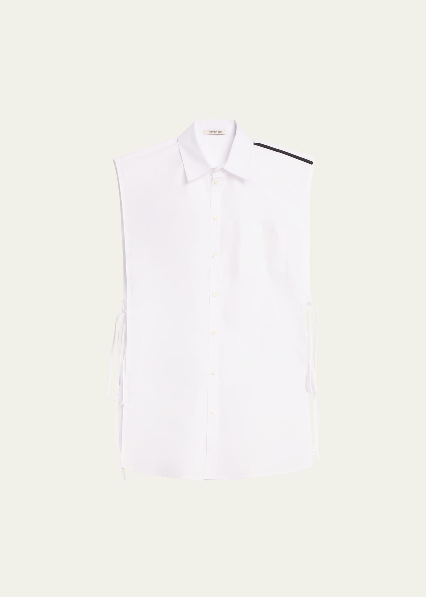 Peter Shirt Vest with Side Ties