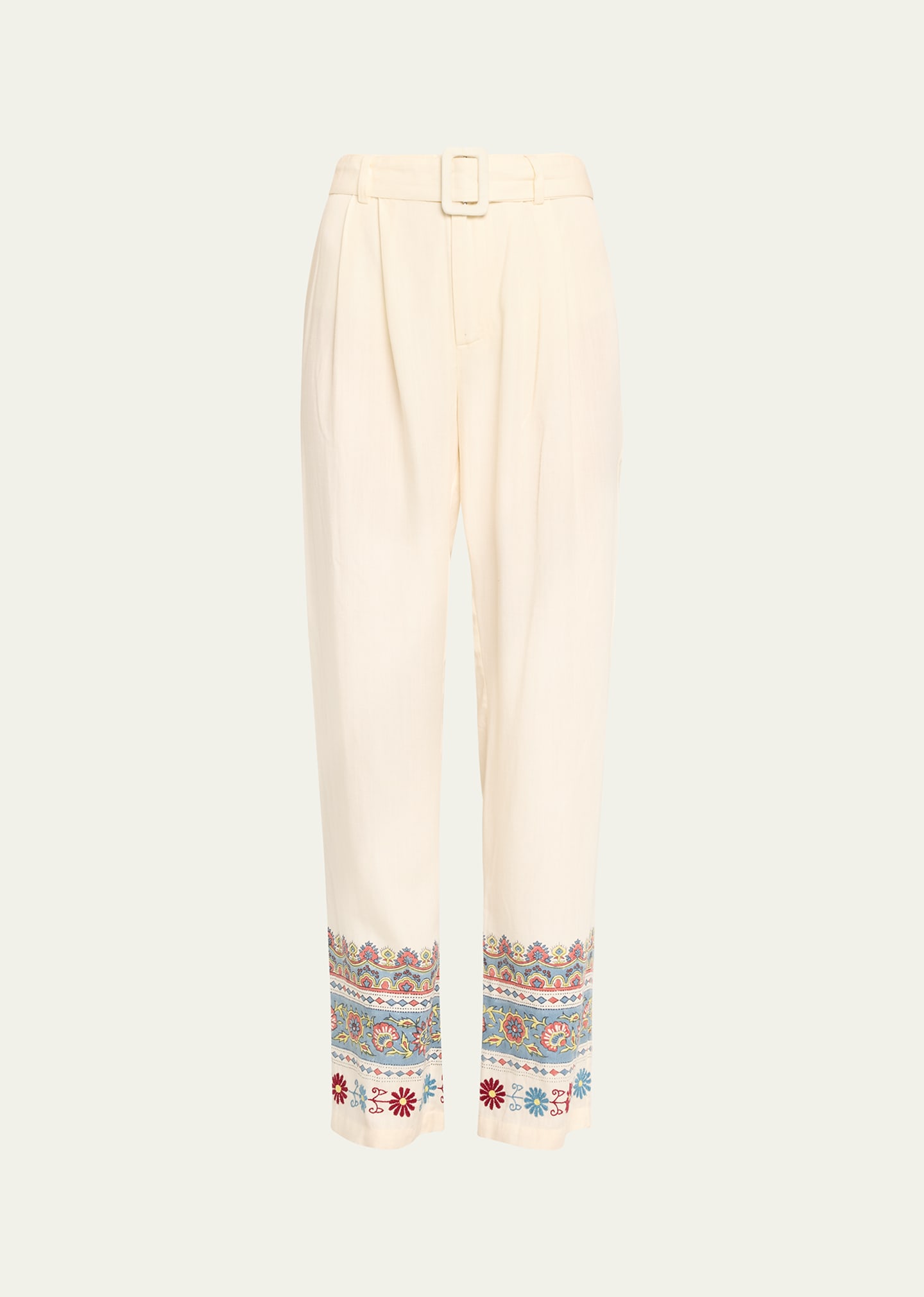 Alix Of Bohemia Colette Belted Riviera Pants In Ivory