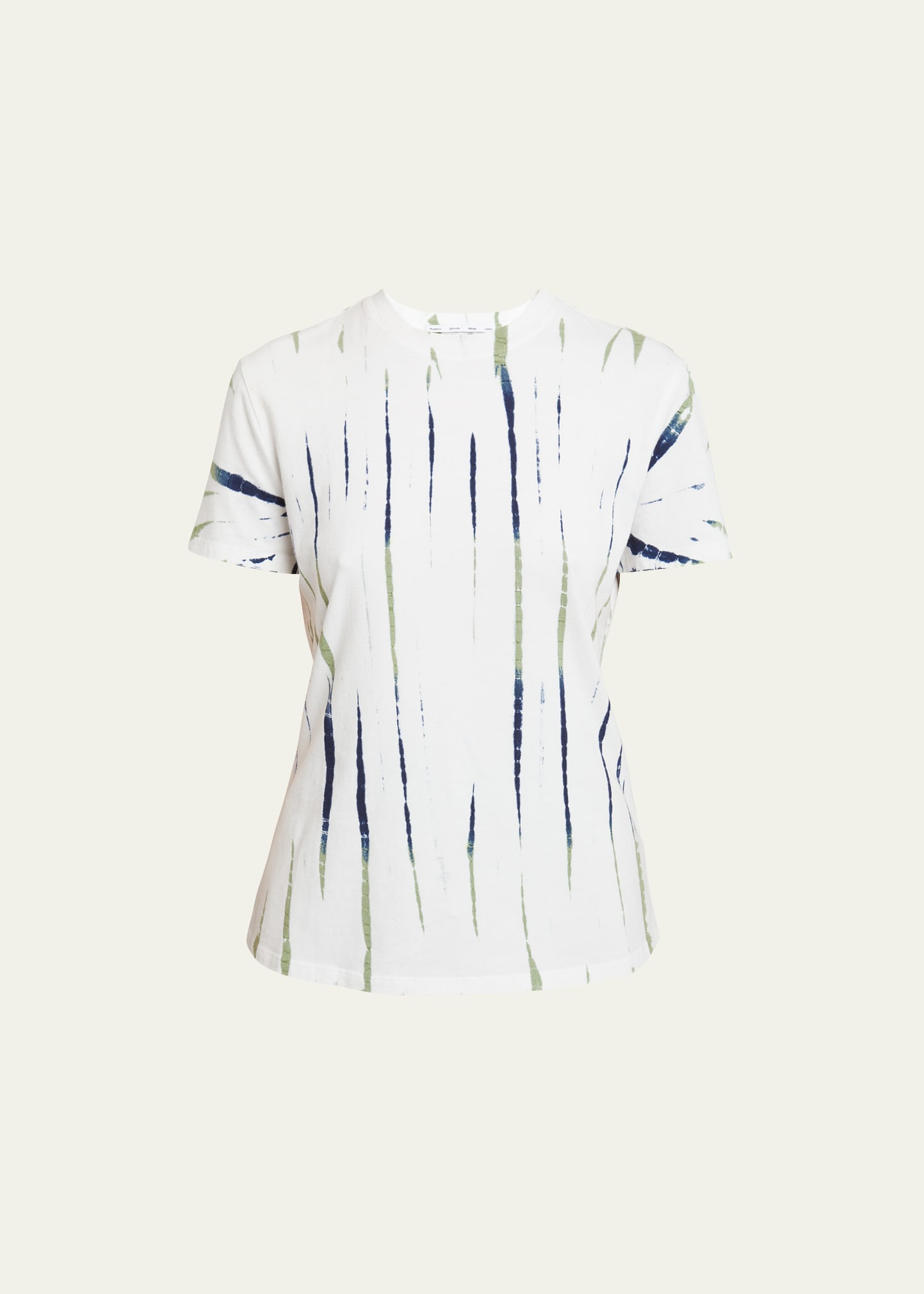 Proenza Schouler White Label Finley Tie-dye Crewneck T-shirt In White