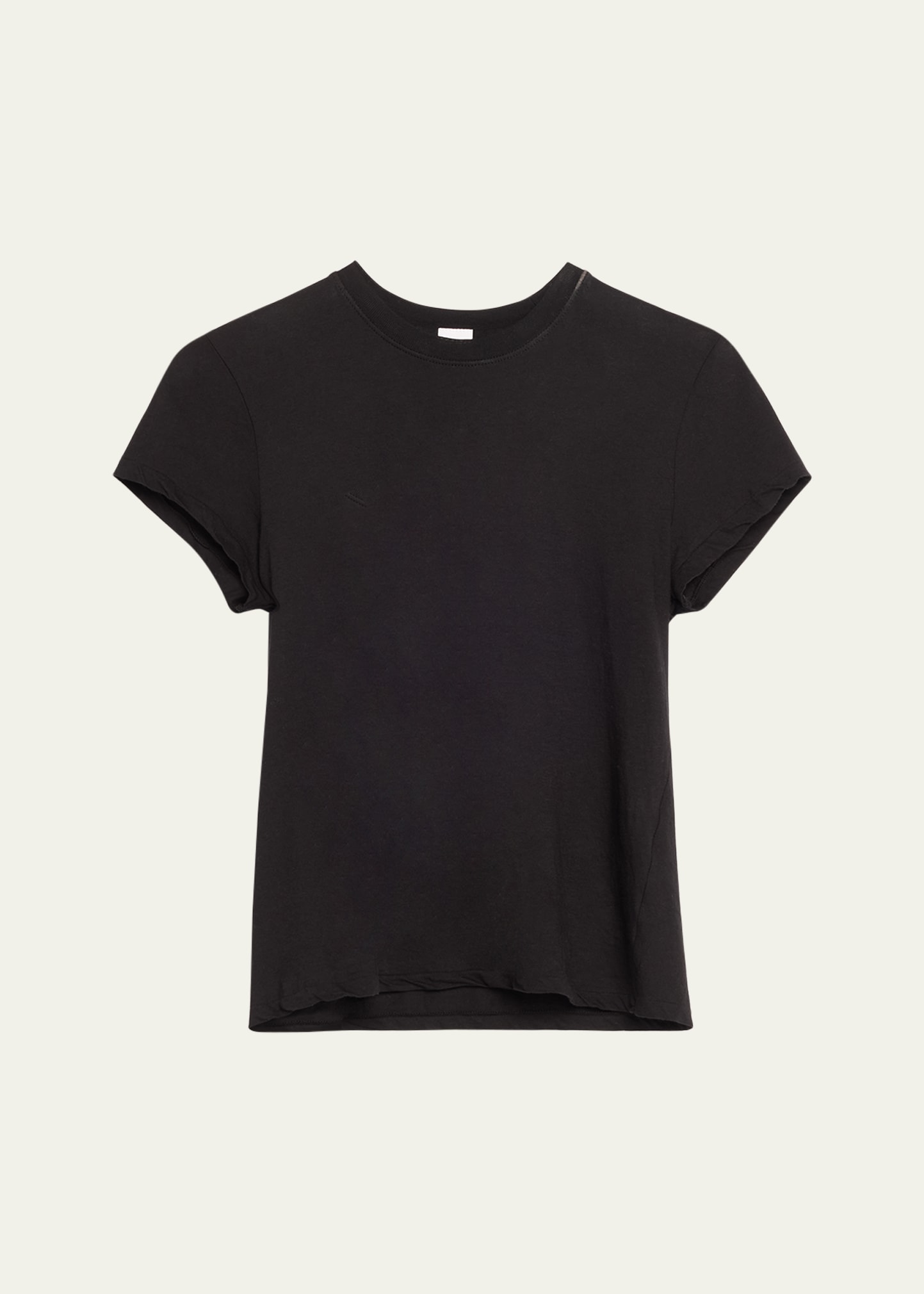 Re/done 60s Slim Tee In Black