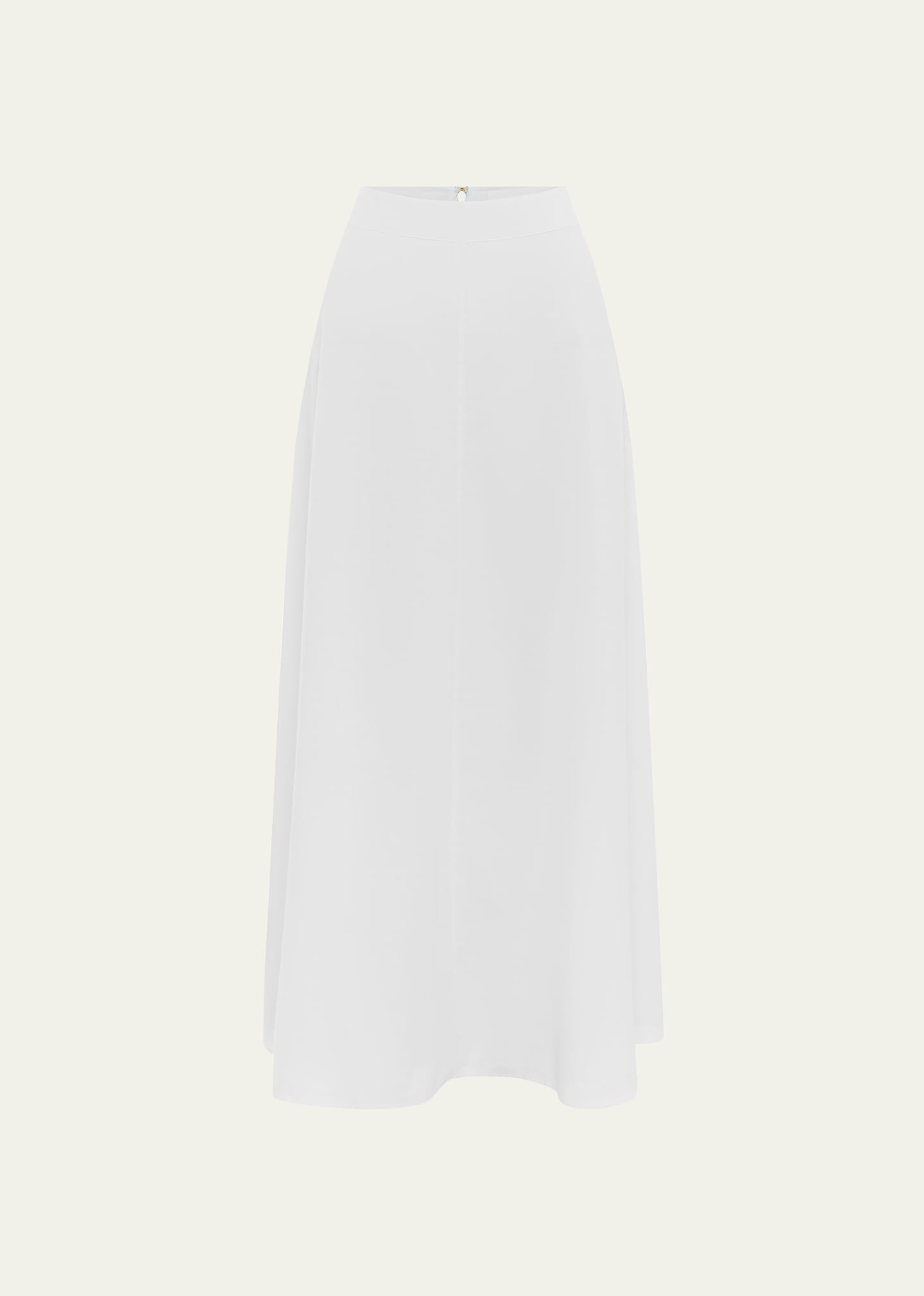 Shop Bird & Knoll Story Cotton Voile Maxi Skirt In White
