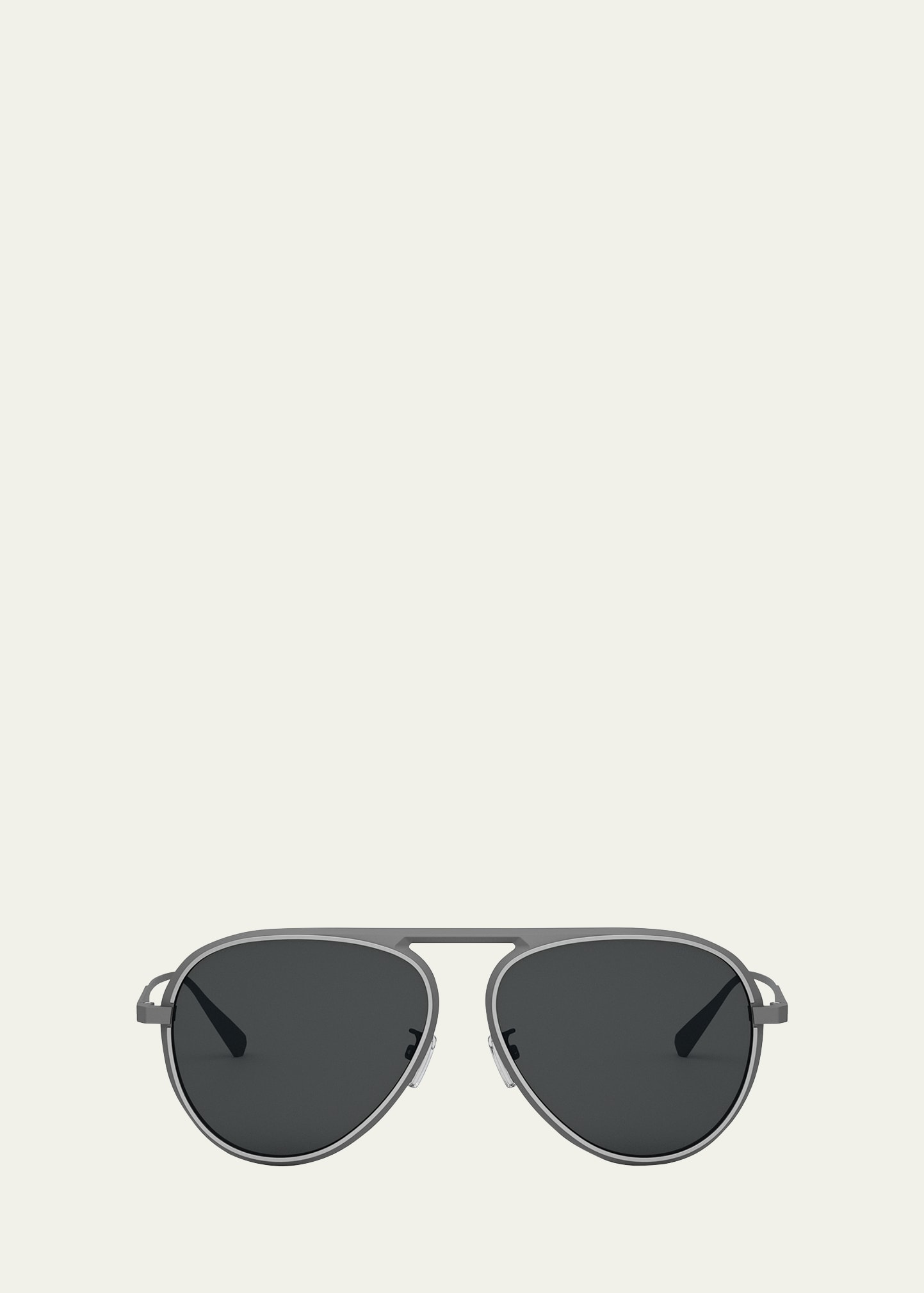 Shop Bvlgari Octo Pilot Sunglasses In Matte Light Ruth/