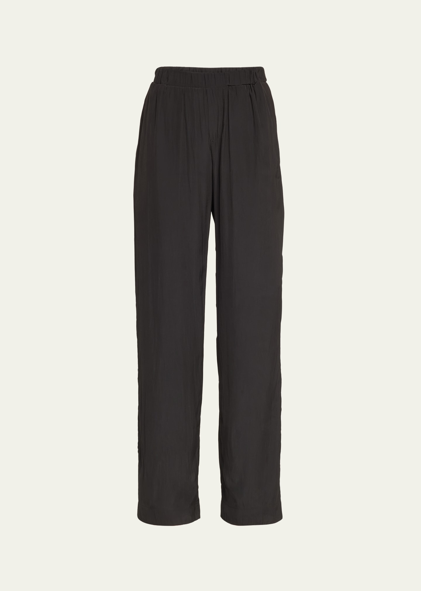 Shop Ciao Lucia Barca Silky Pants In Black