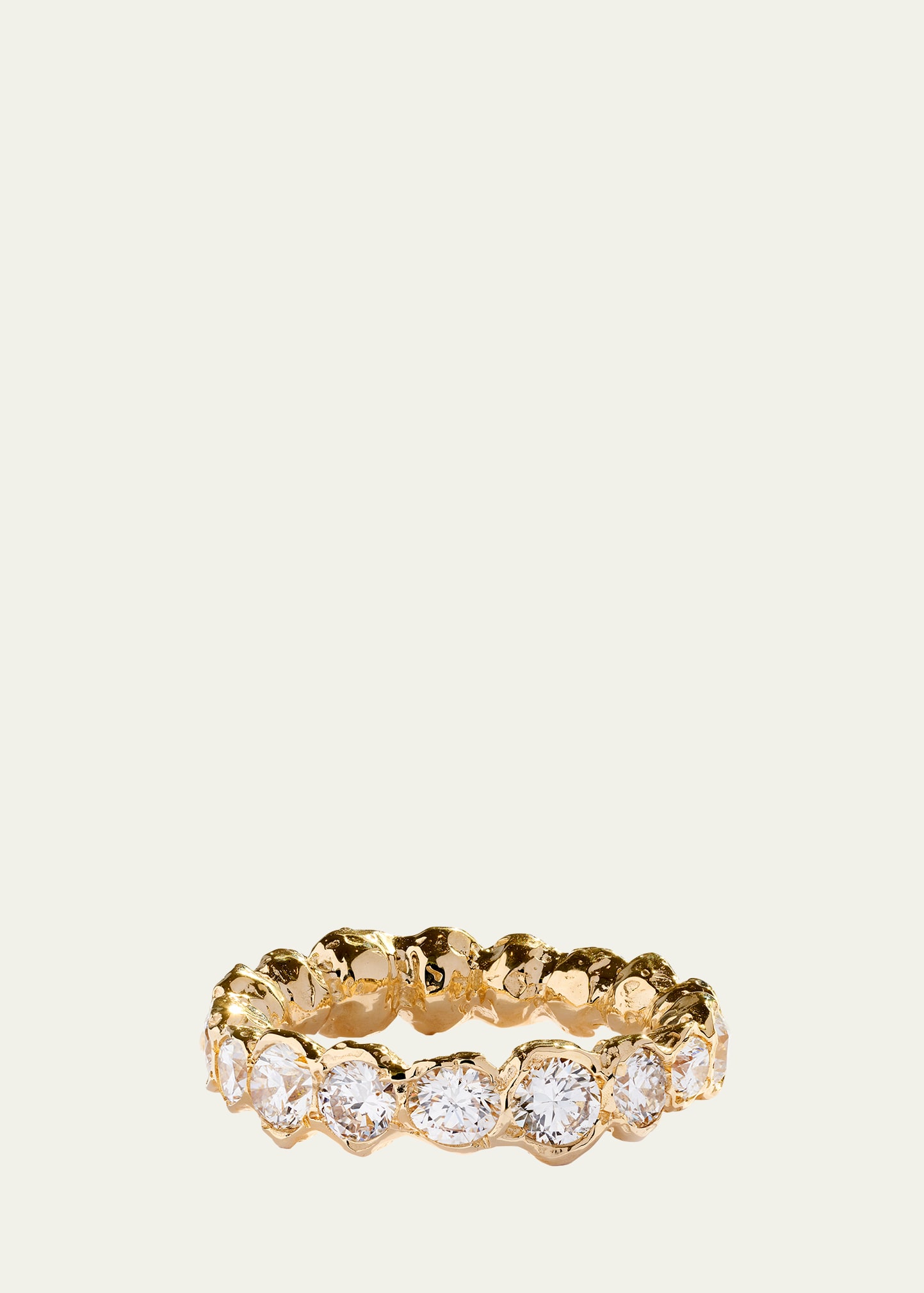 Shop Fie Isolde Alfa Diamond Ring, Bold In Yellow Gold