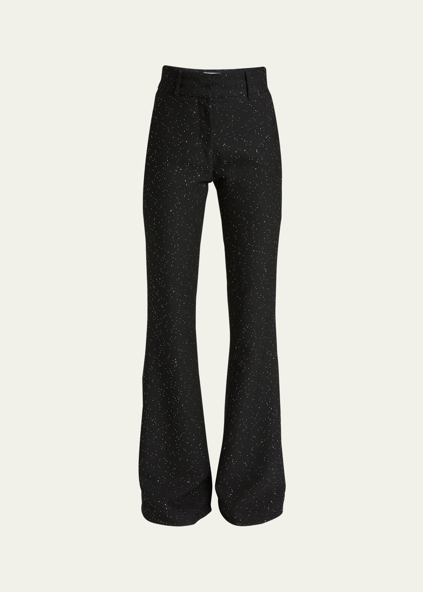 Allanon Micro Sequined Flare Wool Pants