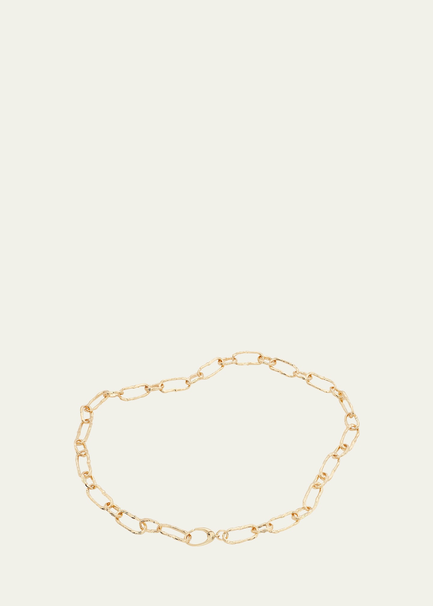 Shop Fie Isolde Light Cogency Link Necklace, 18"l In Yellow Gold