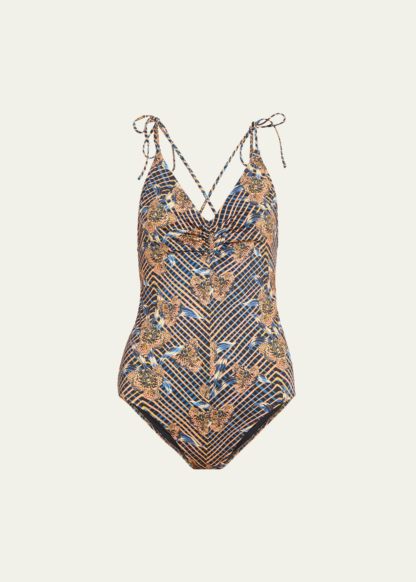 Ulla Johnson Nocturne Dali Strappy One-piece Swimsuit