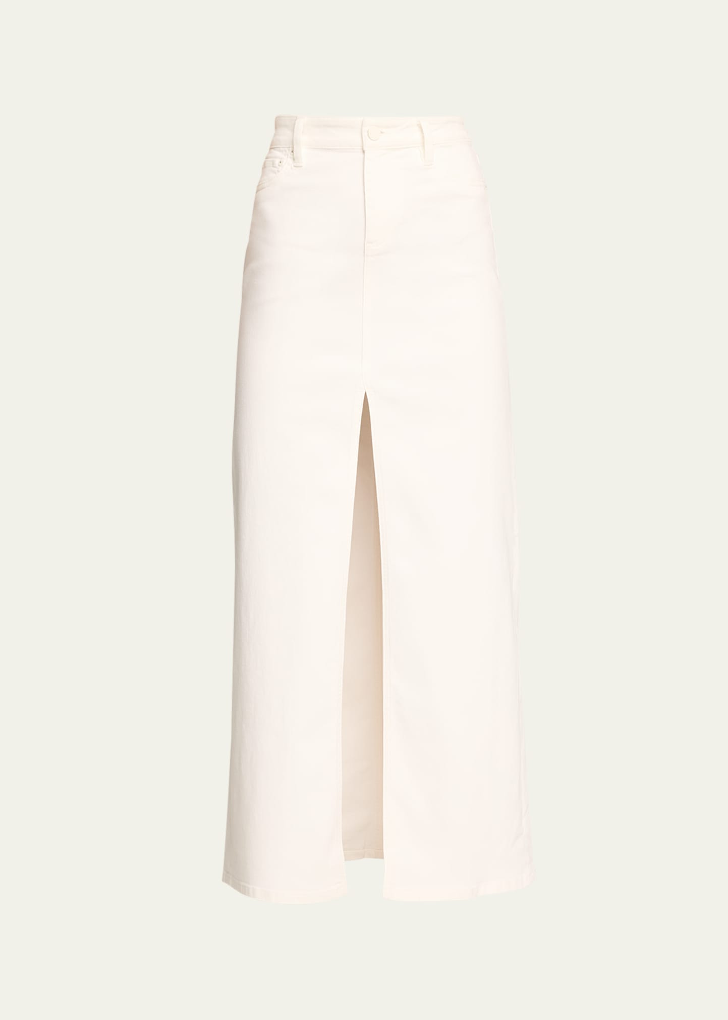 Alice And Olivia Rye High Rise Maxi Skirt In Off White