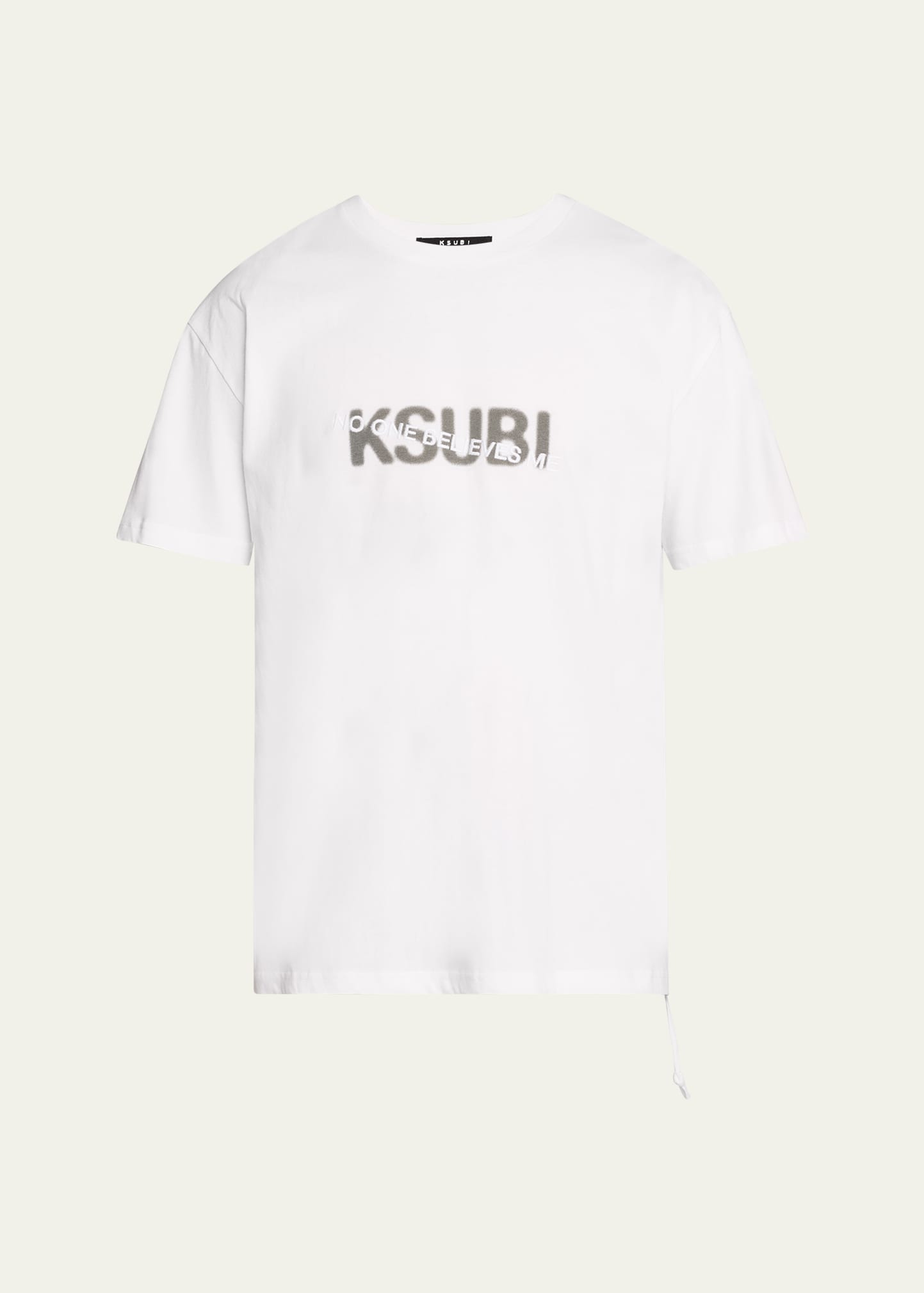 Ksubi Men's Oversized Cotton Logo Tee In White