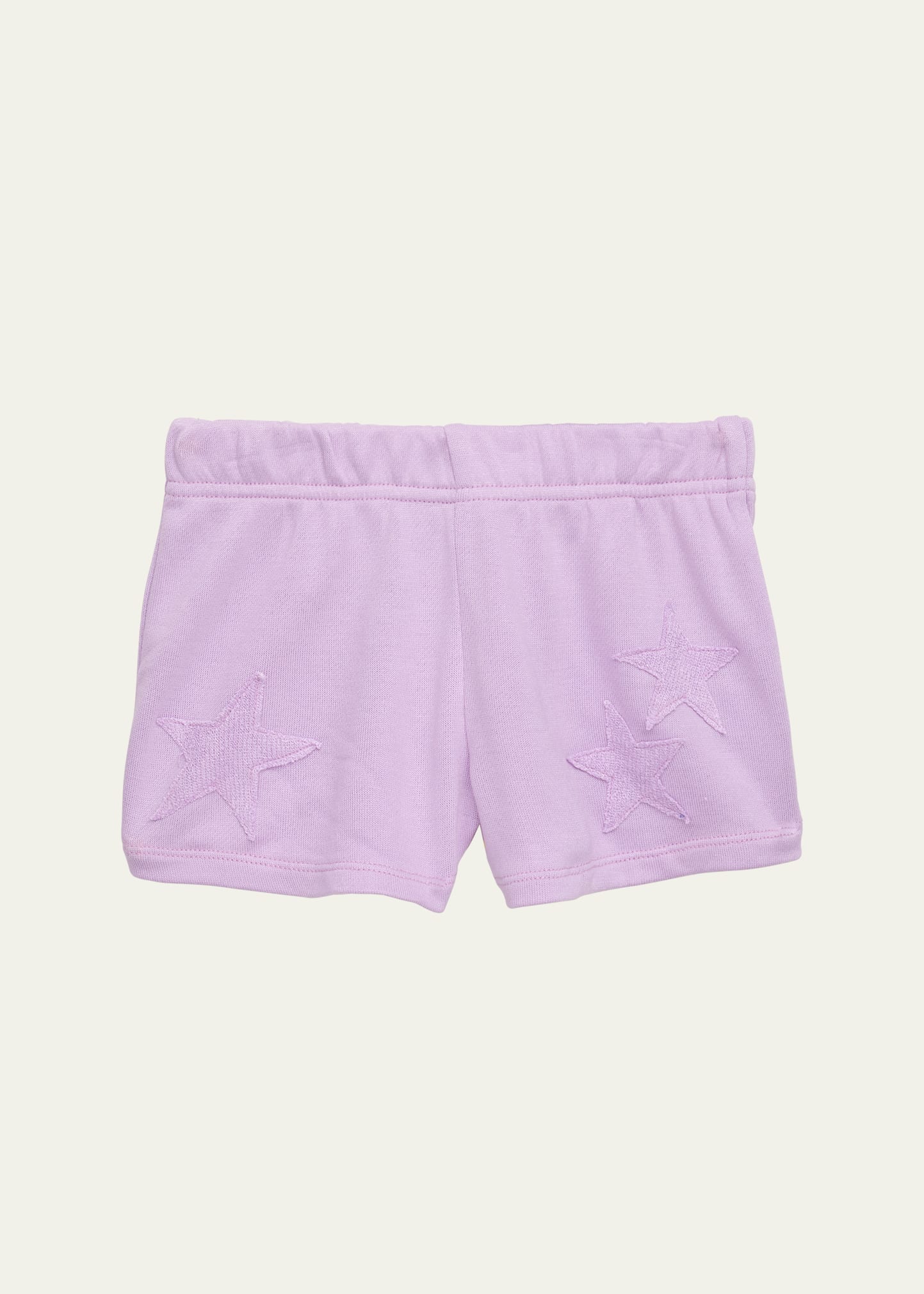 Girl's Star-Print Shorts, Size 4-6
