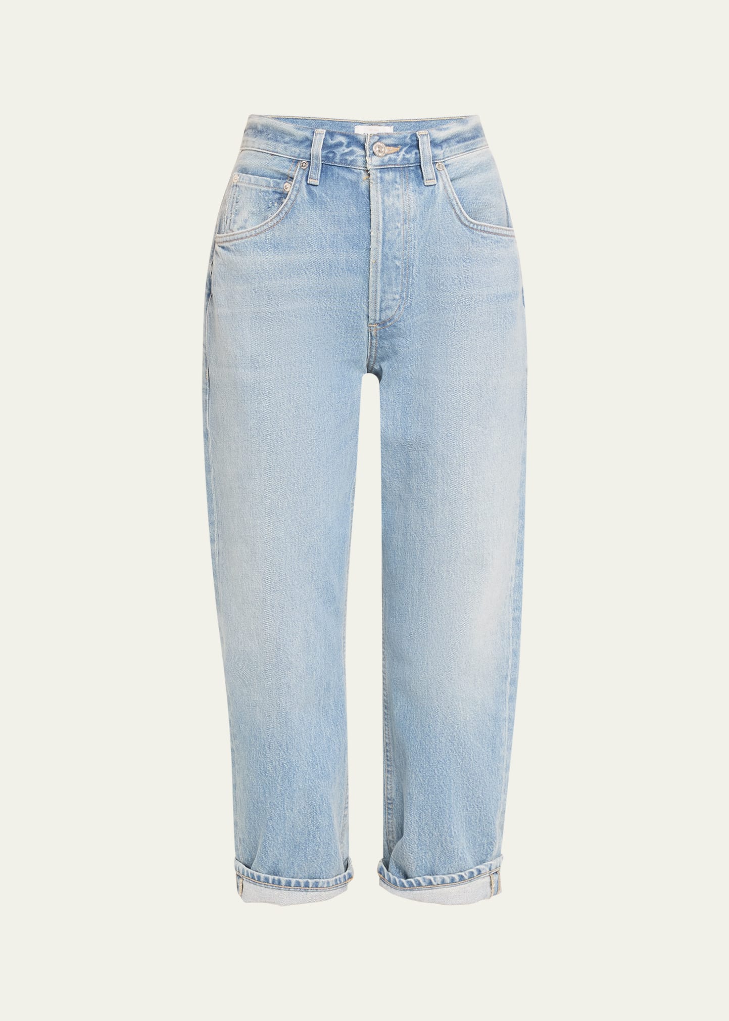 Shop Citizens Of Humanity Dahlia Straight-leg Jeans In Ribbon