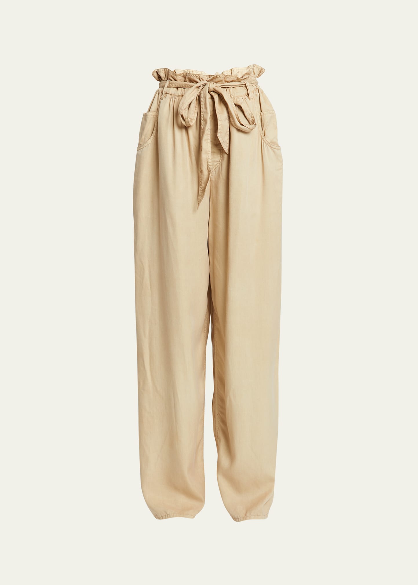 Priana Belted Paperbag Trousers