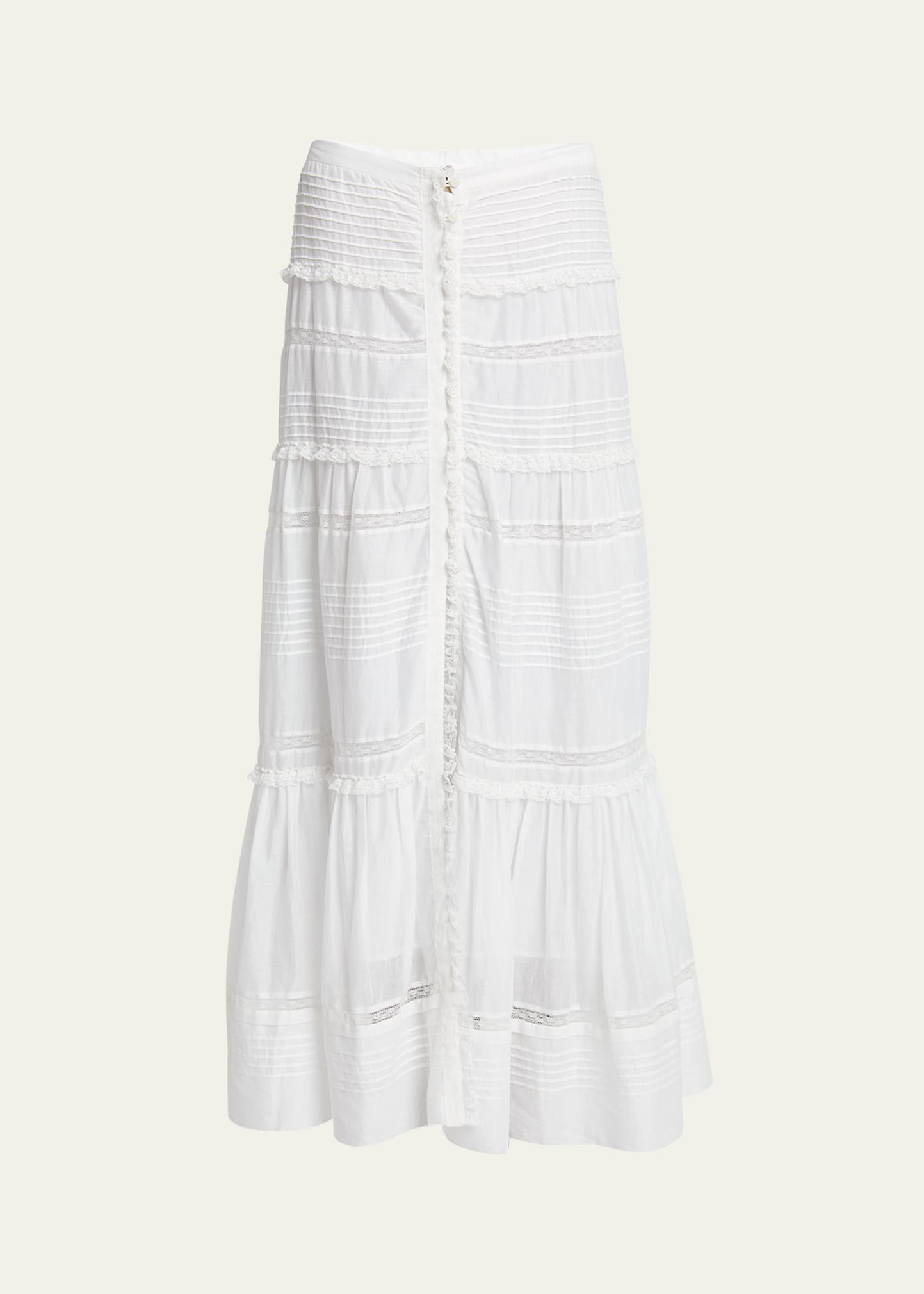 Gihane Lace Maxi Skirt
