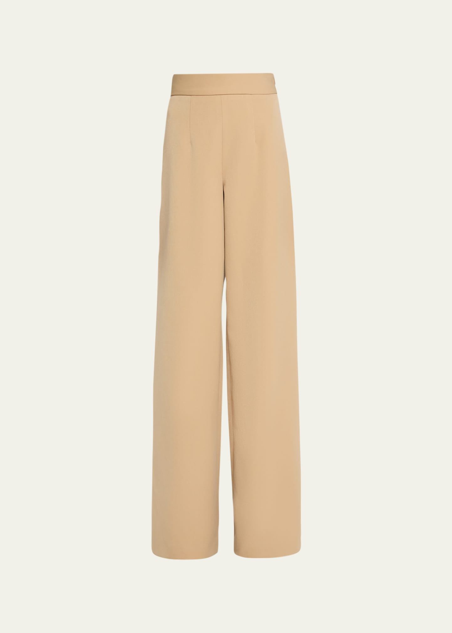 Sergio Hudson Tailored Wide-leg Trousers In Camel