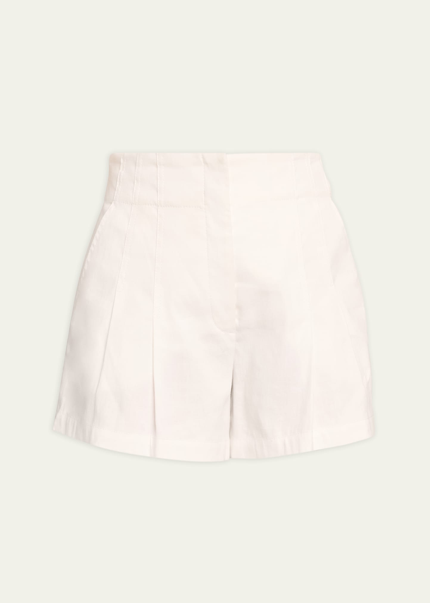 A.l.c Bennett Pleated Shorts In White