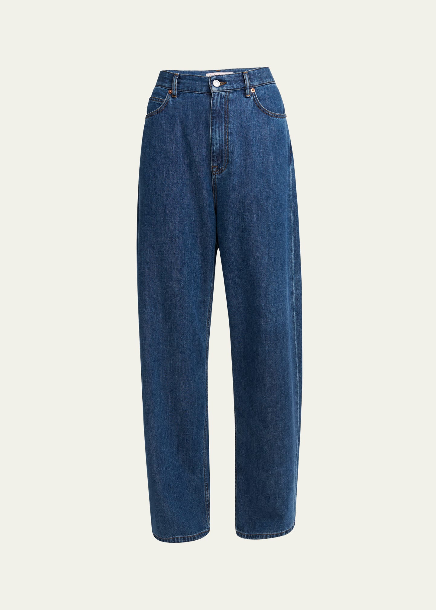 Valentino Wide- Leg Jeans In Denim