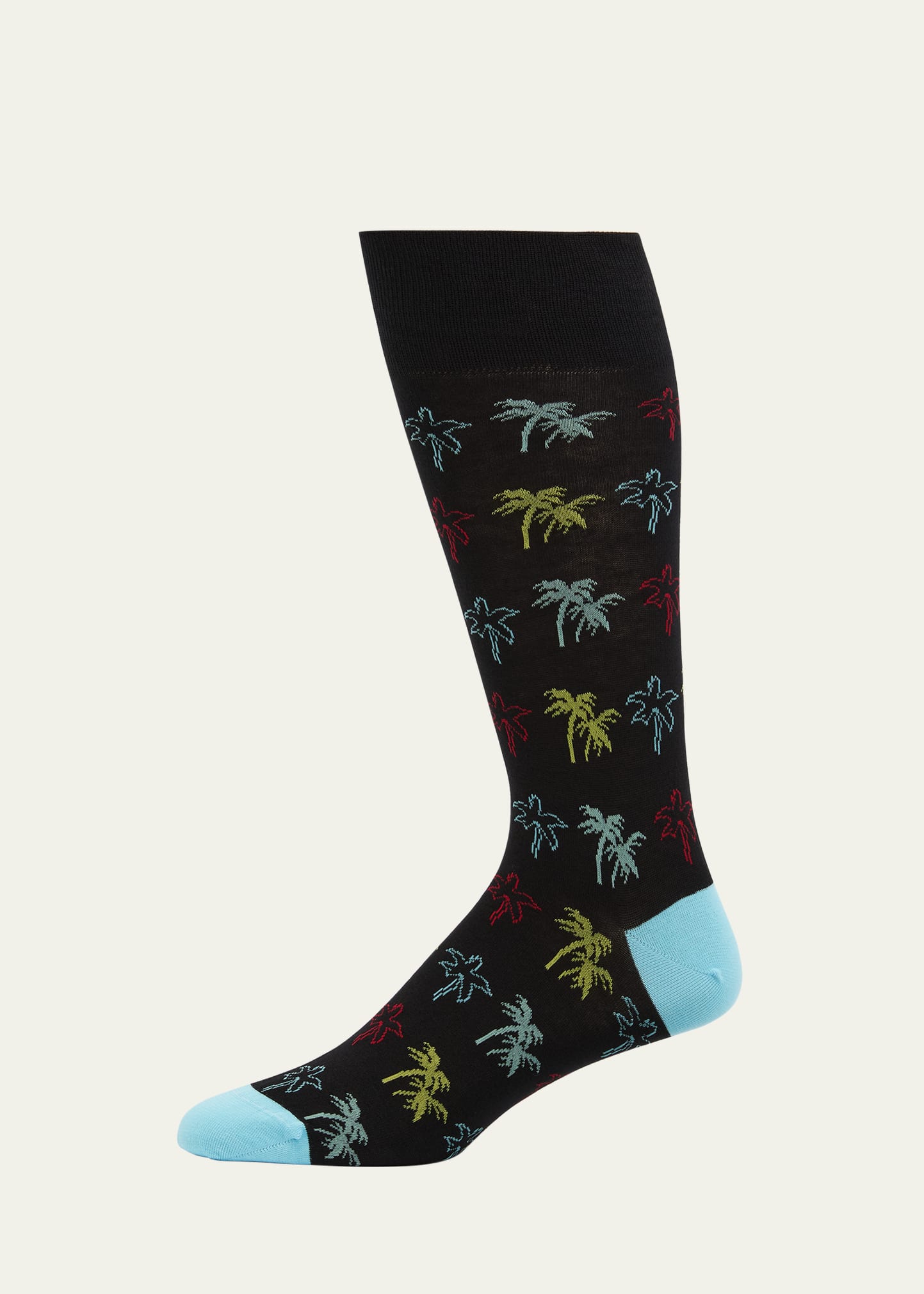 Shop Paul Smith Men's Felix Palm Crew Socks In 79