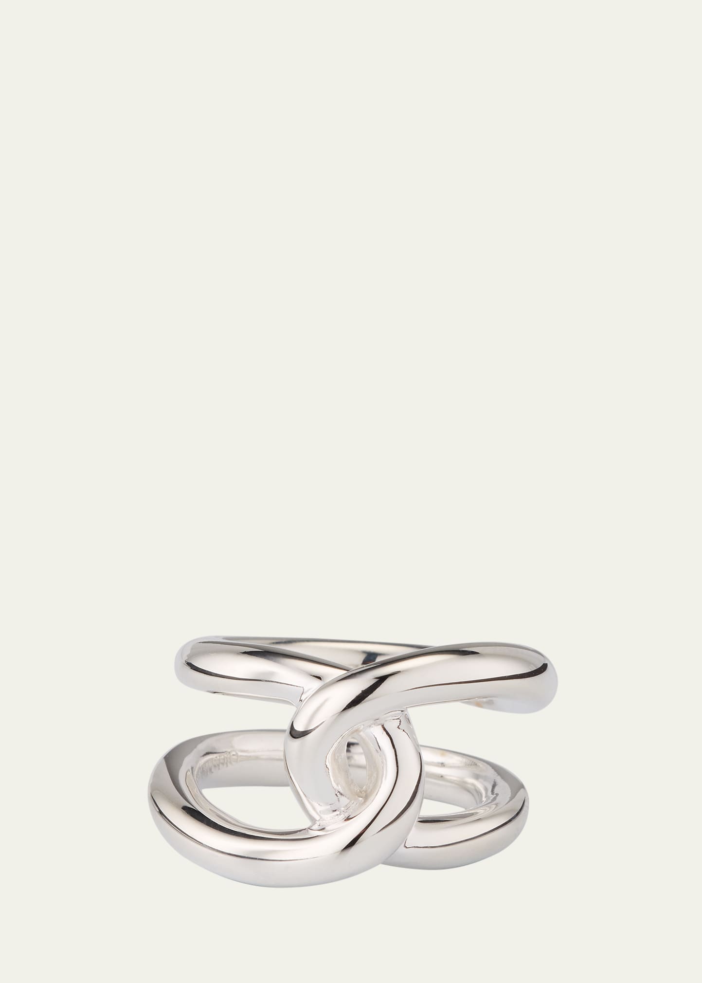 Lie Studio The Agnes Sterling Silver Knot-tie Ring