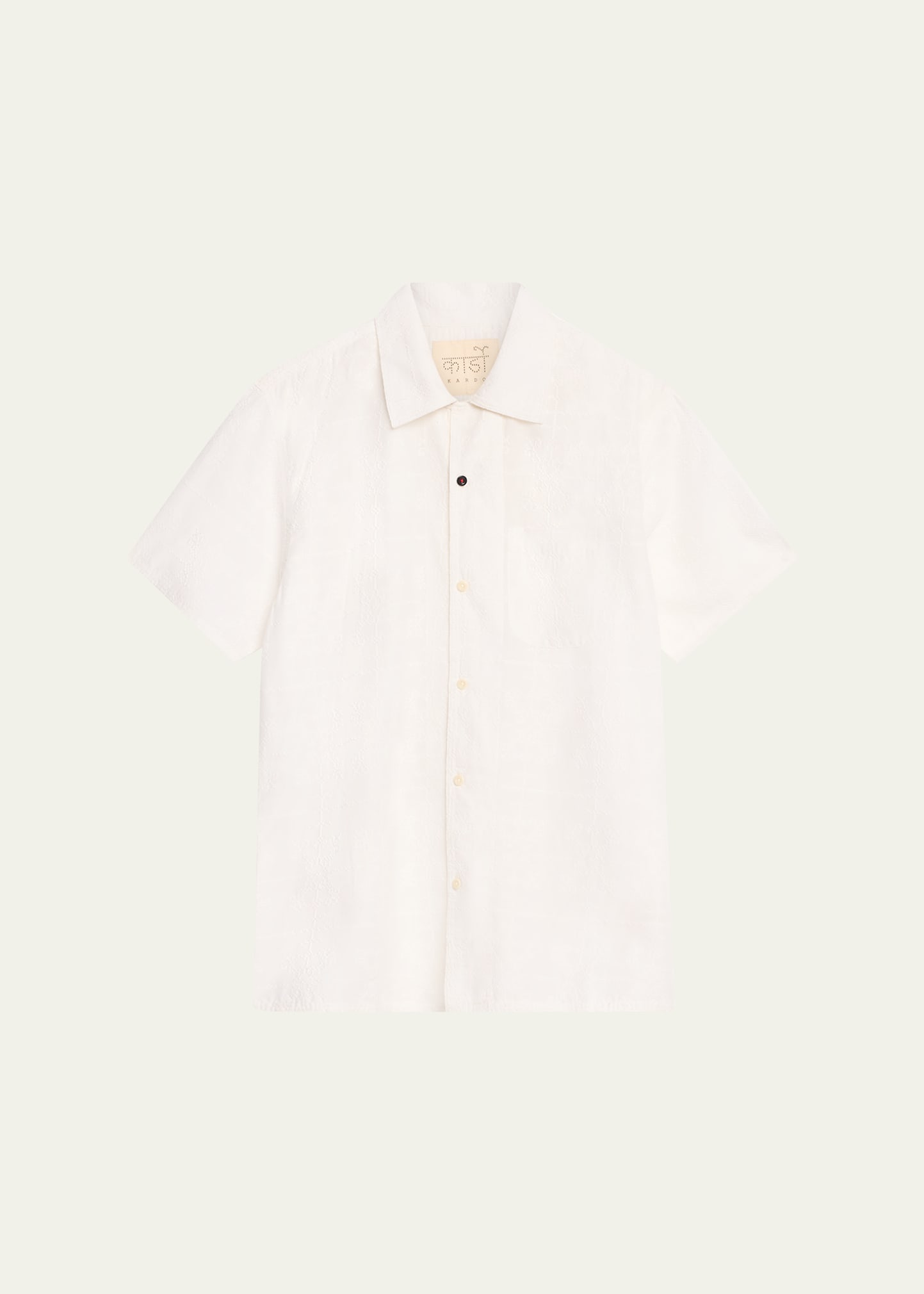 Men's Chintan Schiffli Button-Down Shirt