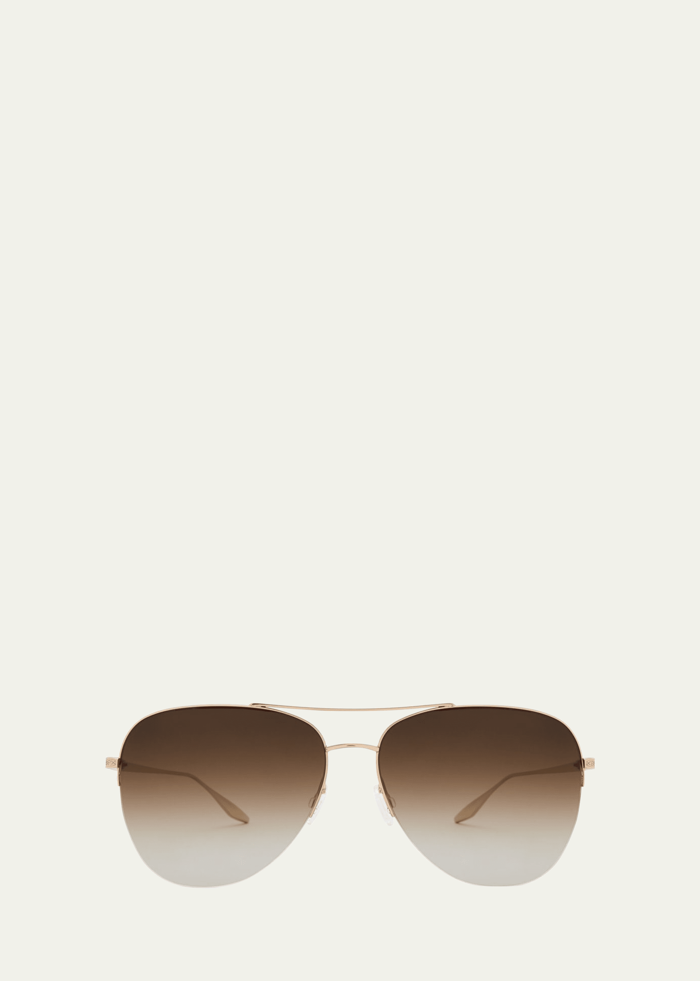 Chevalier Brown Titanium Aviator Sunglasses