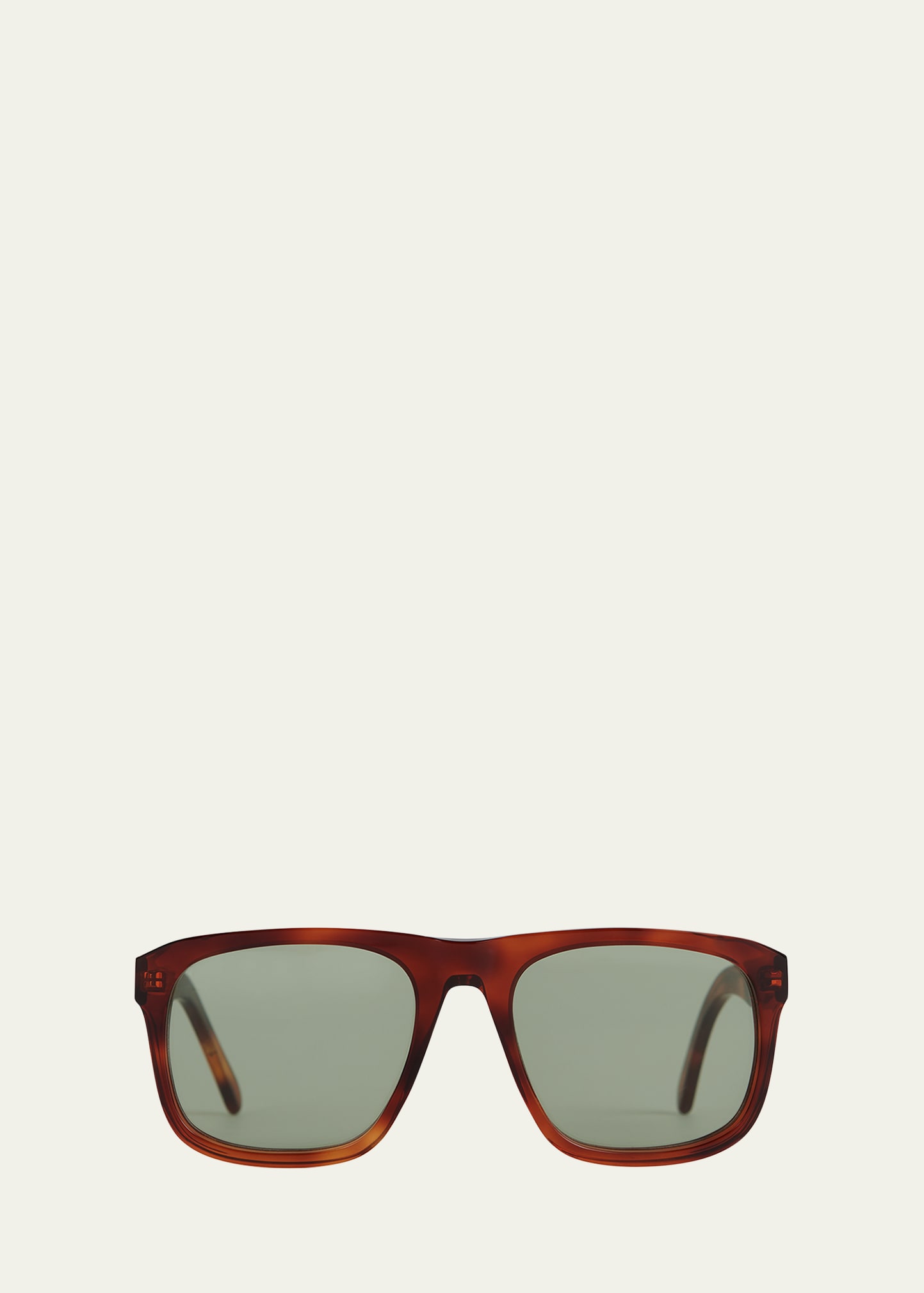 Totême The Navigator Acetate Square Sunglasses In Brown