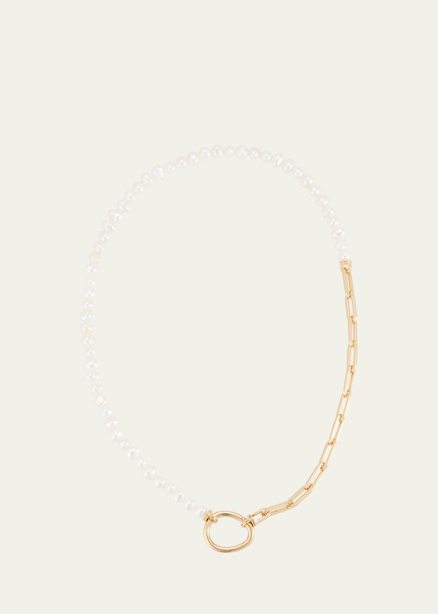 Mellerio 18k Yellow Gold Lien Perles Necklace With 50 Freshwater Pearls