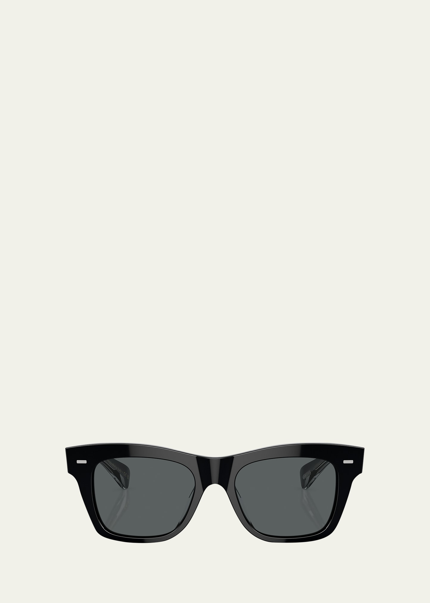 Shop Oliver Peoples Ms Oliver Acetate Square Sunglasses In Black