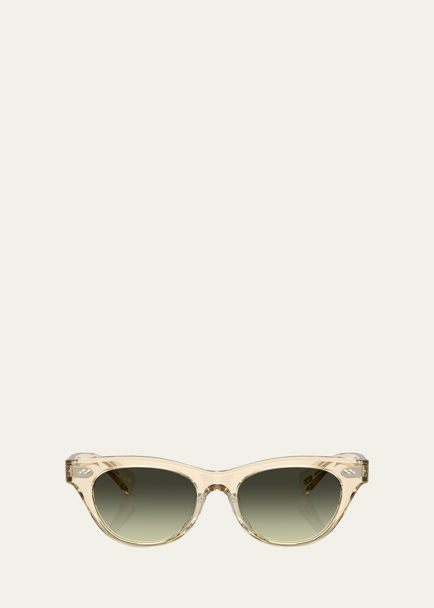 Avelin Gradient Acetate Butterfly Sunglasses