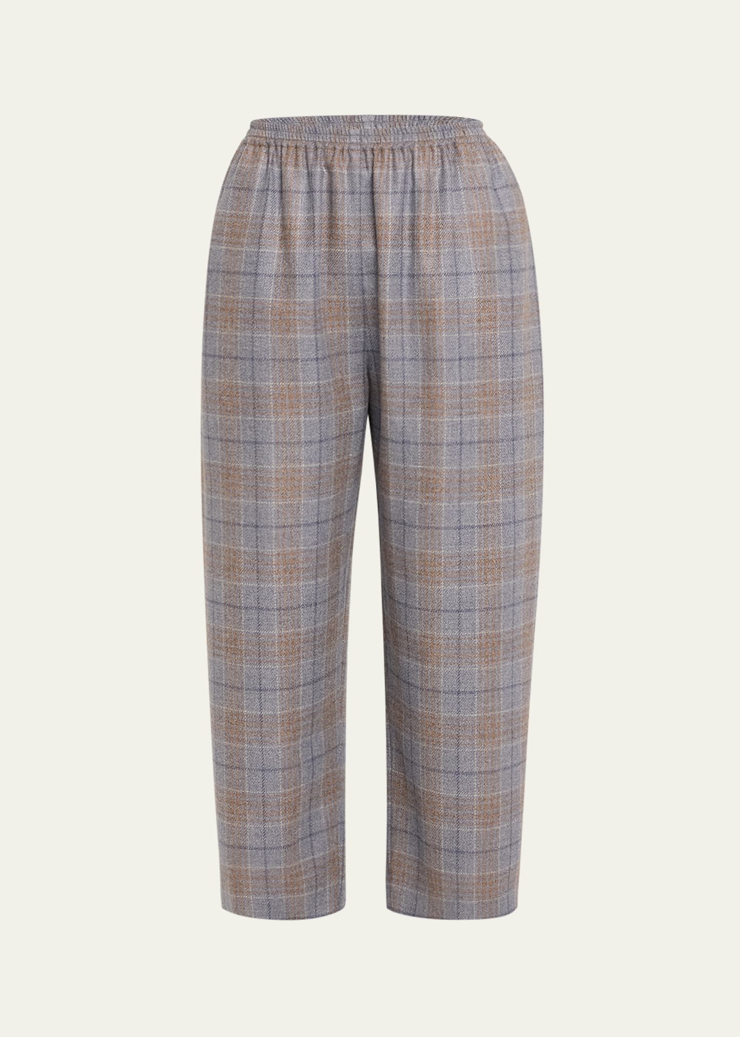 Plaid Japanese Trousers