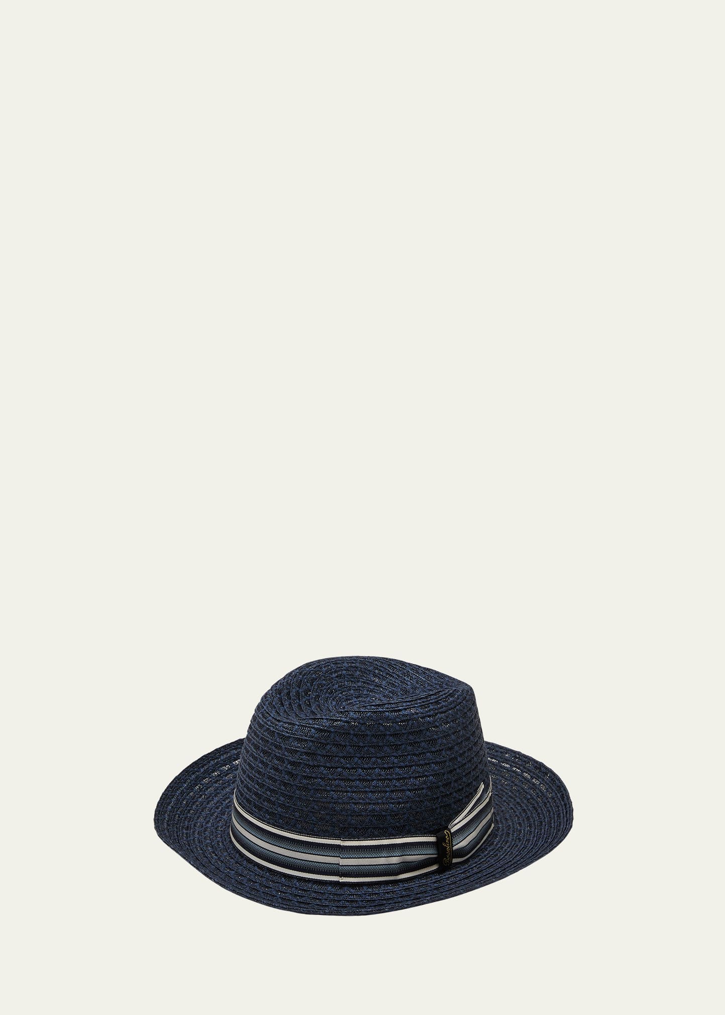 Men's Hemp-Cotton Woven Fedora Hat