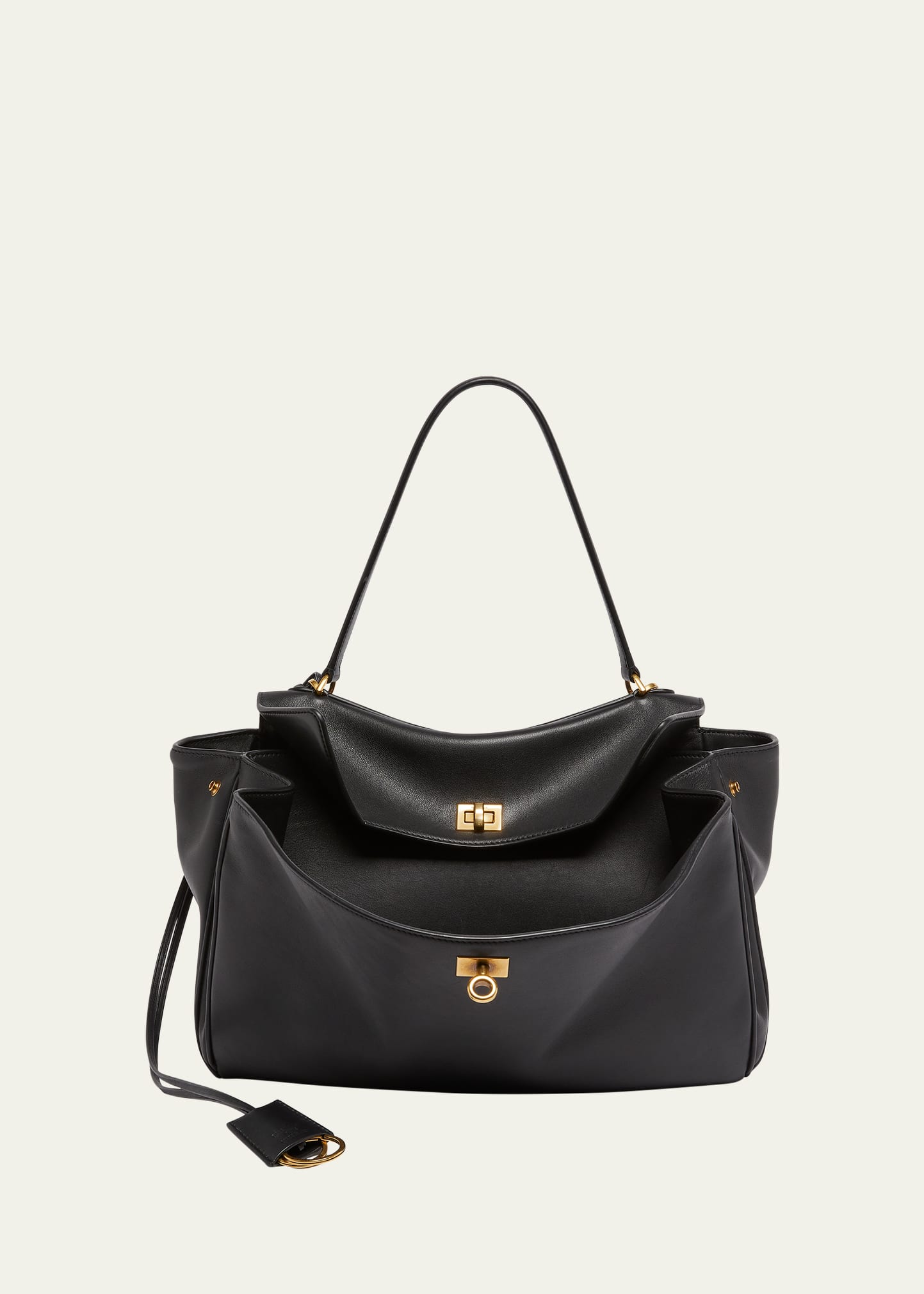 Balenciaga Rodeo Medium Handbag In Black