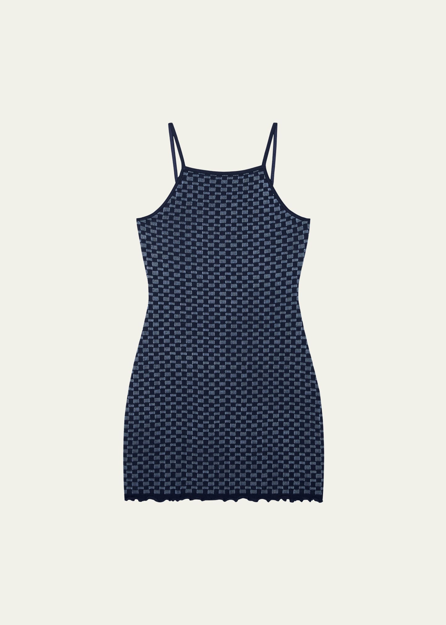 Checker Tank Mini Dress