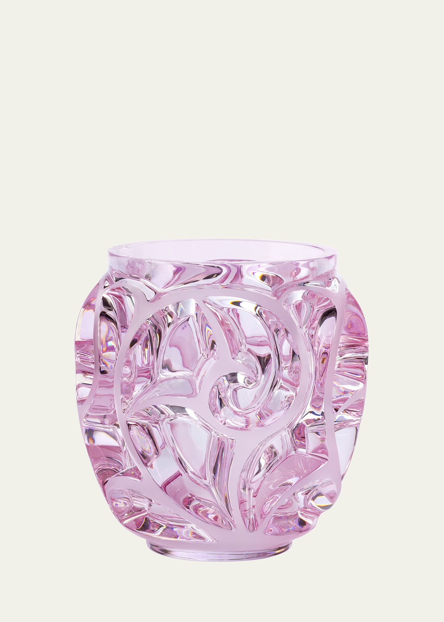 Tourbillons Pink Luster Vase, 8"