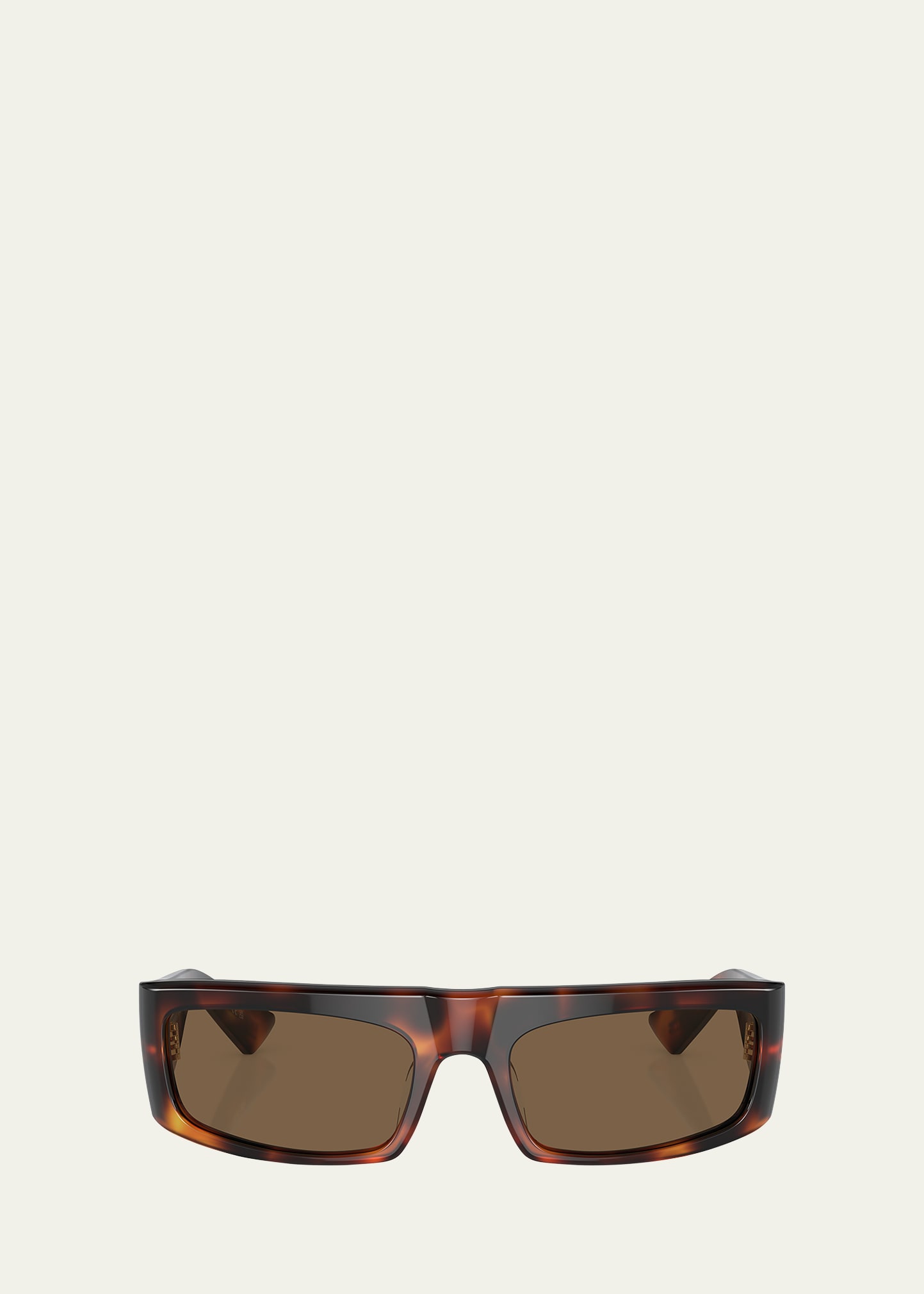 Bold Acetate Rectangle Sunglasses