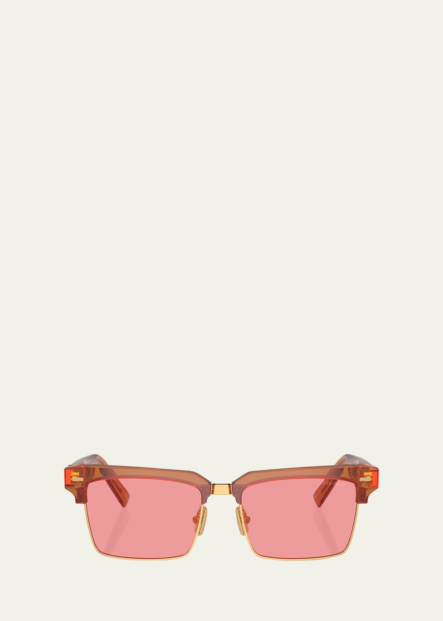 Miu Miu 0mu 10zs Sunglasses In Pink