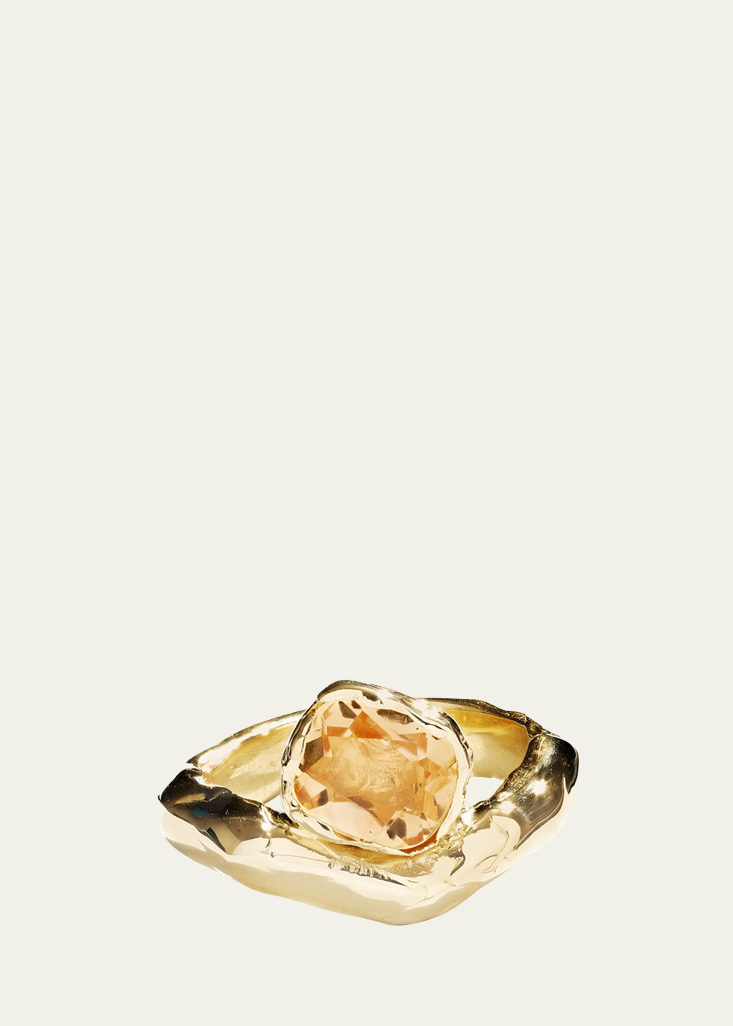Shop Fie Isolde The Verve Ring, Light In Yellow Gold