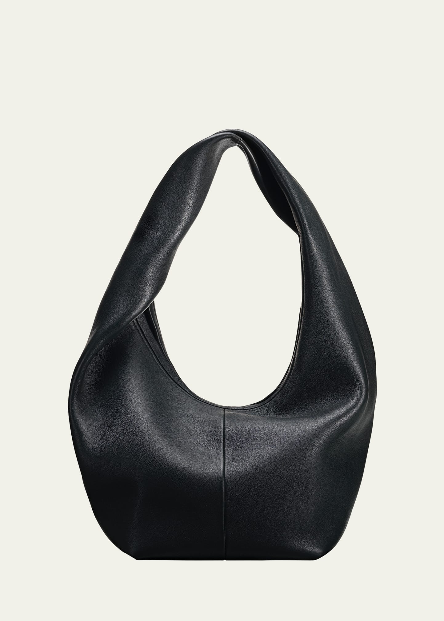 Maeden Market Leather Tote Bag In Ink