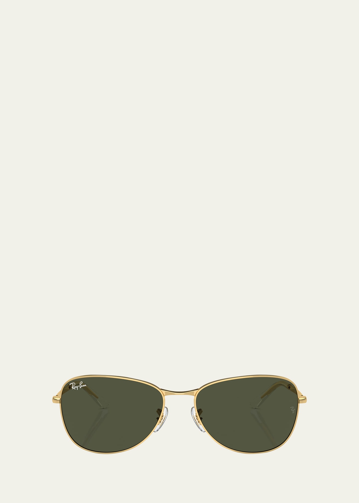 Rounded Metal Square Sunglasses, 59mm
