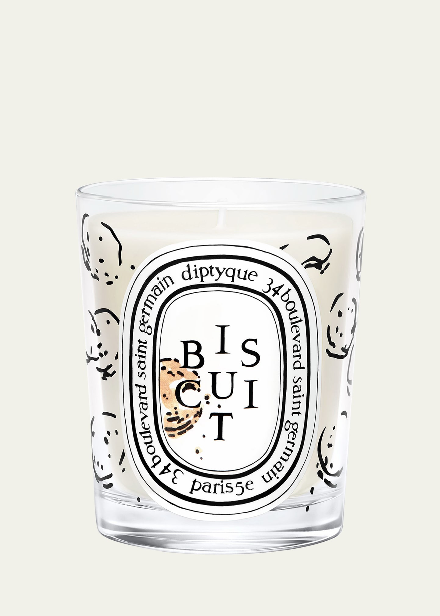 Diptyque Biscuit Limited Edition Classic Candle, 190g In Neutral