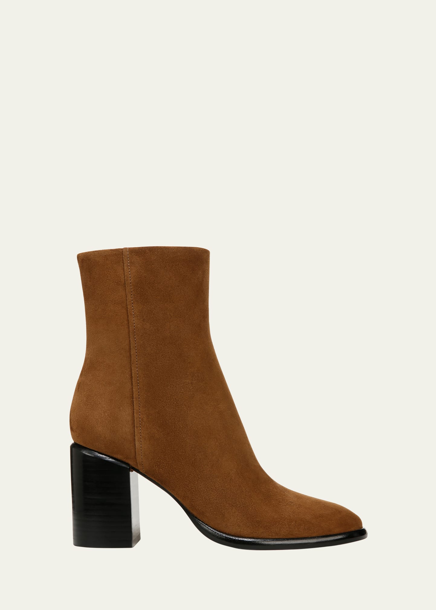 Vince Luca Suede Ankle Boots In Brown
