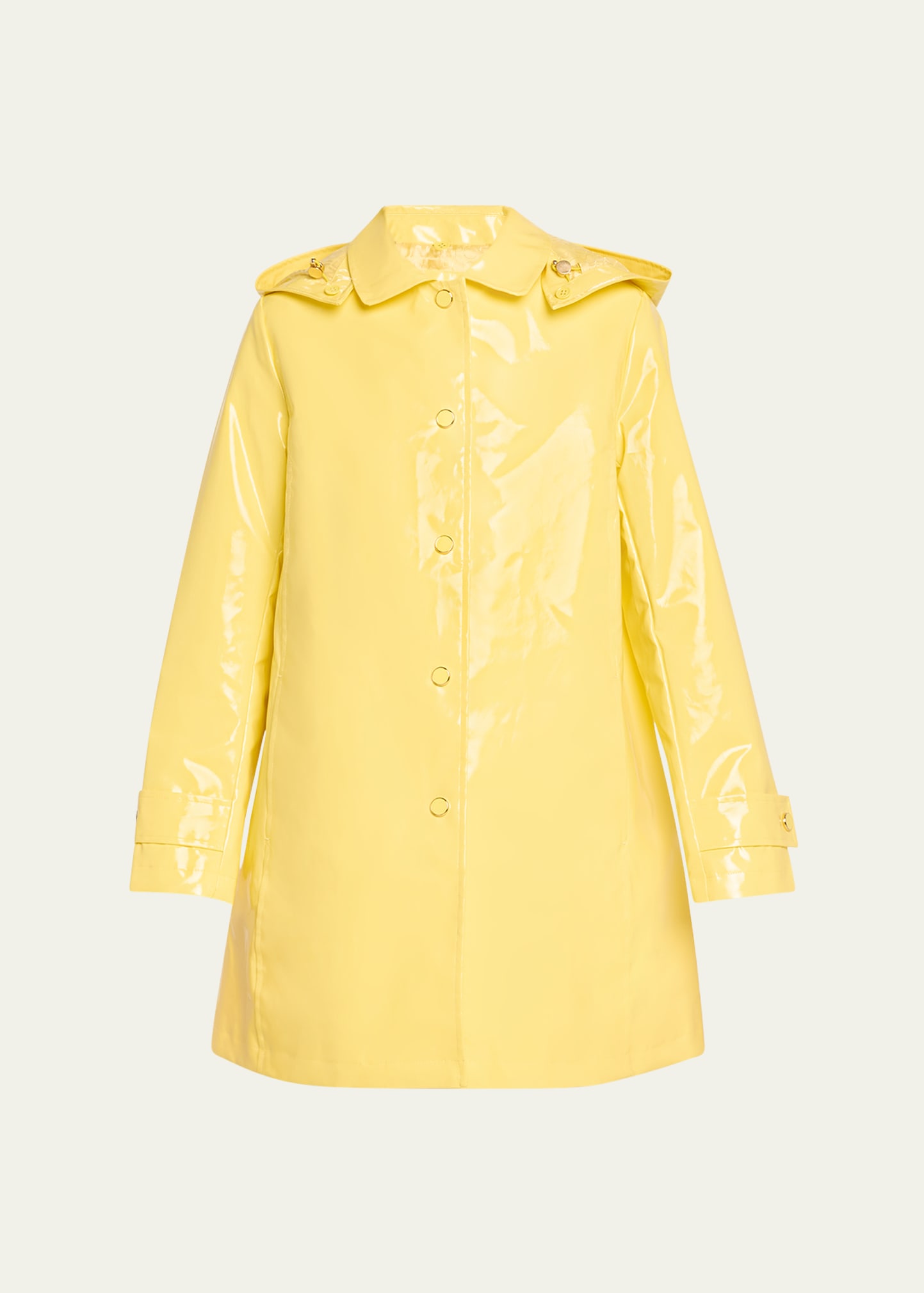 Shop Jane Post Iconic Princess Slicker Rain Jacket In Sun