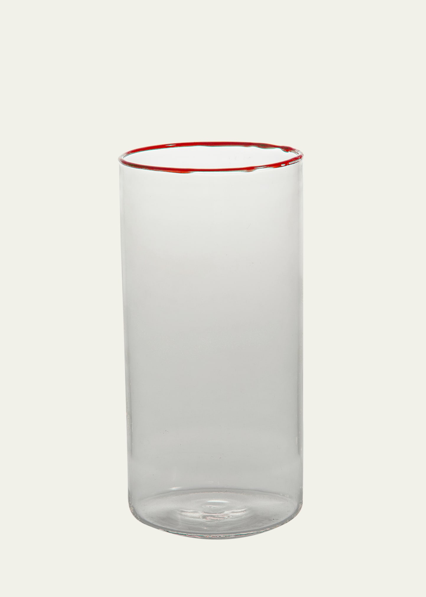 Tuttoattaccato Red Highball Glass, 15.2 Oz. In Red