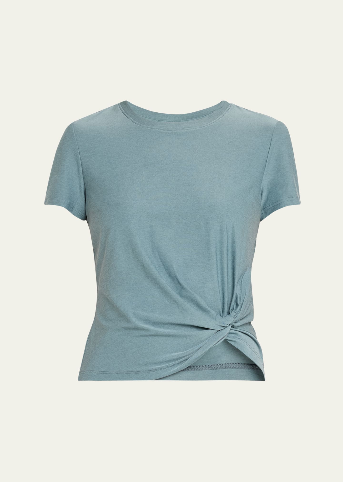 Shop Beyond Yoga Featherweight For A Spin Tee In Storm Heather
