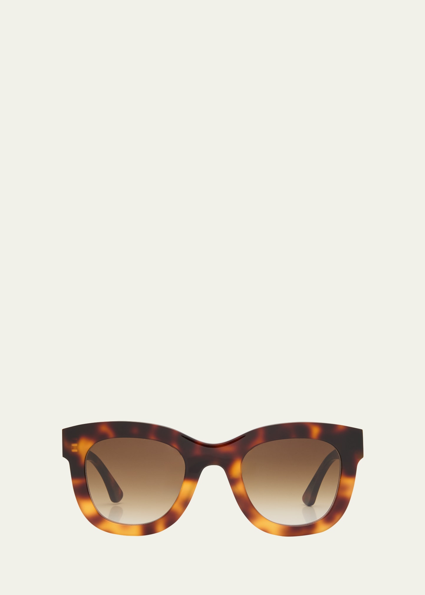 Shop Thierry Lasry Gambly 050 Acetate Square Sunglasses In Brown