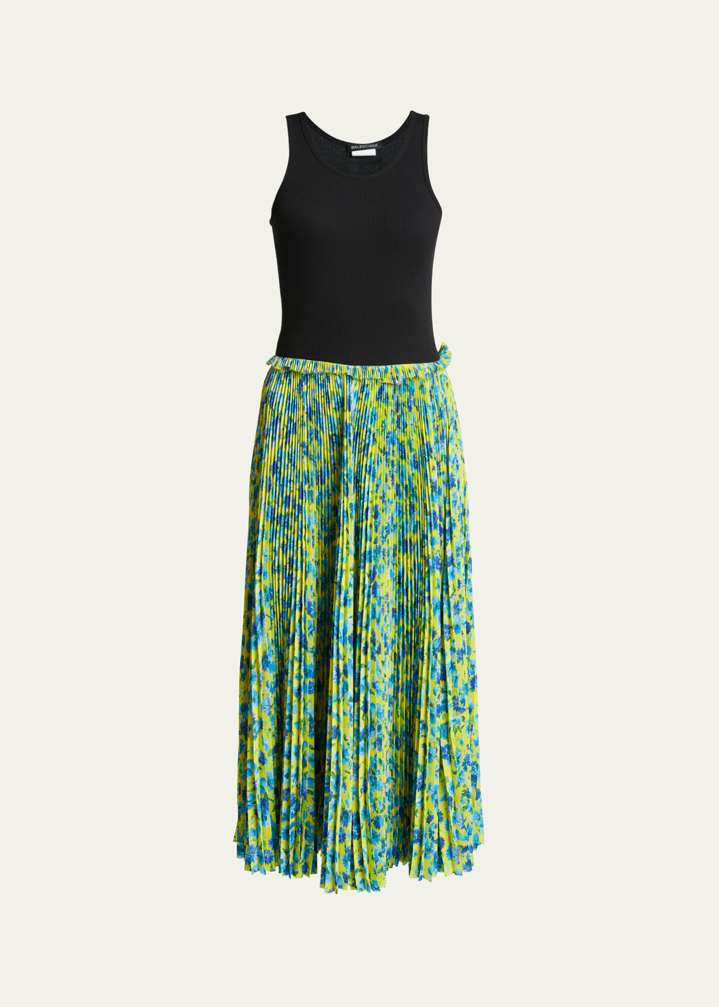 Balenciaga Matching Dress In Murier