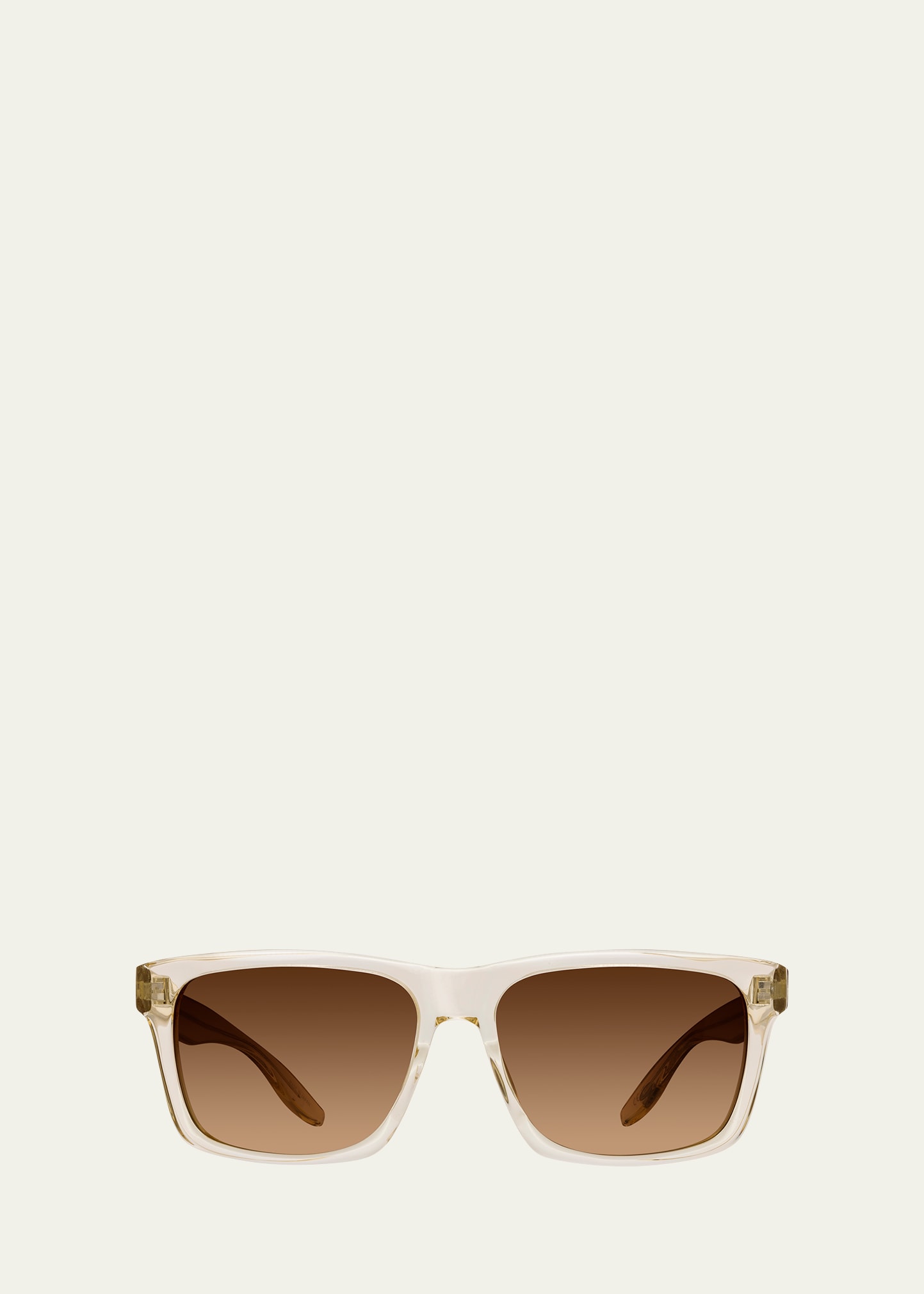 Barton Perreira Men's Walker Zyl Square Sunglasses In Black Nocturnal P