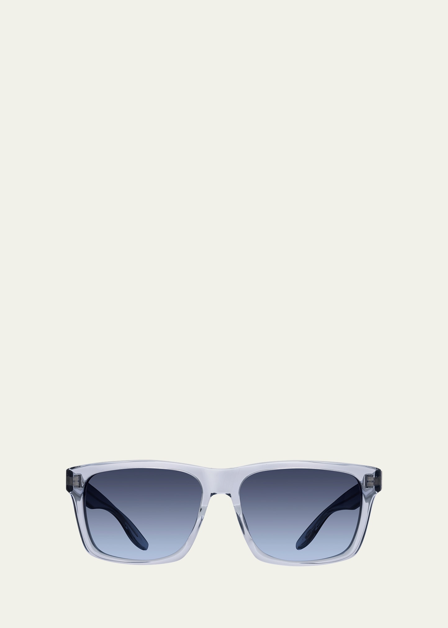 Barton Perreira Men's Walker Zyl Square Sunglasses In Gray