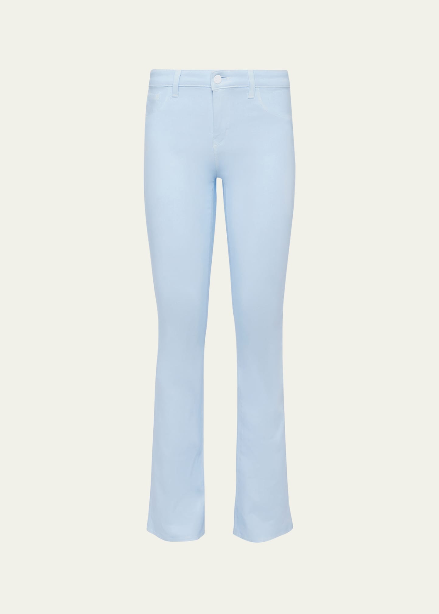 L Agence Selma High-rise Sleek Baby Bootcut Jeans In Ice Water