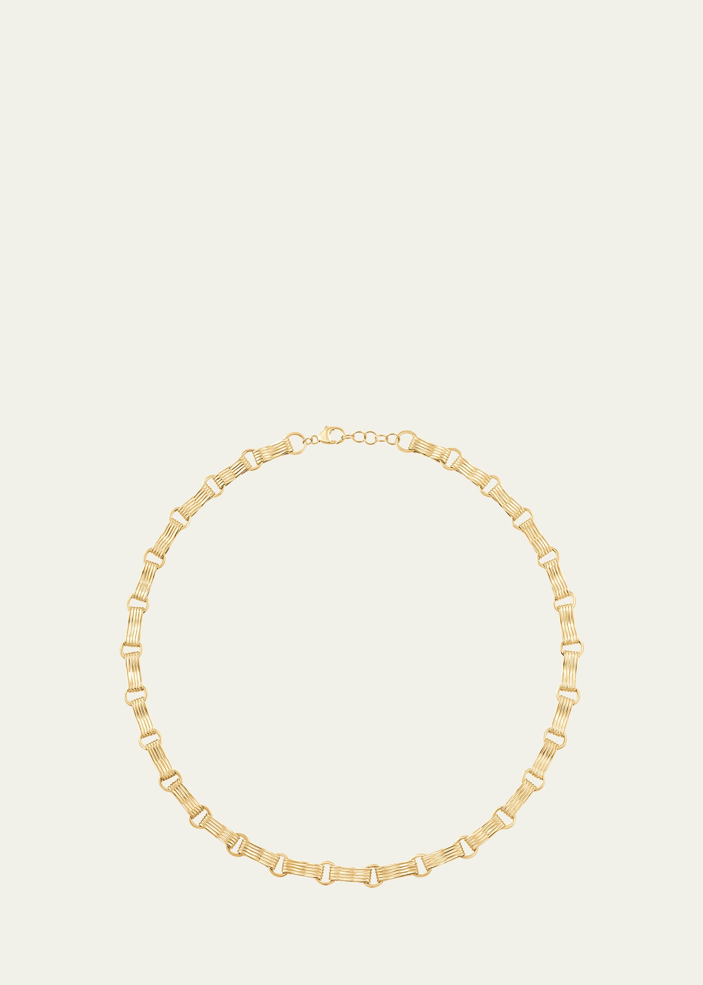 Almasika 18k Yellow Gold Sagesse Link Necklace In Yg